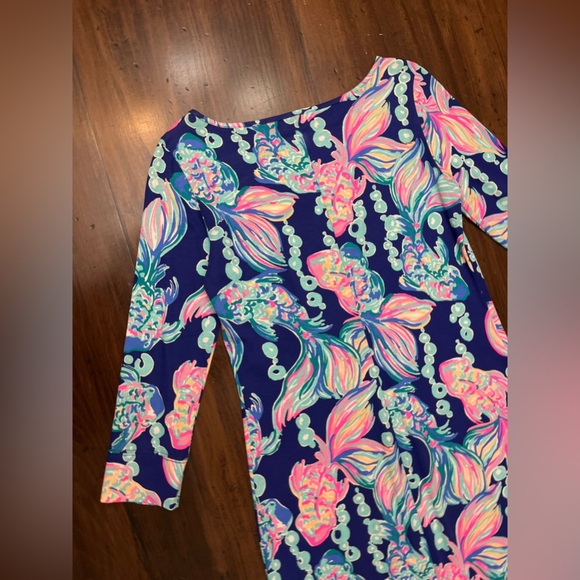 Lilly Pulitzer Marlowe Dress Size XS Going Coastal Chic Southern Boat Neck NWOT - Picture 5 of 14